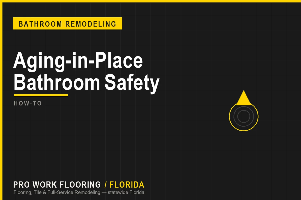 Aging-in-Place Bathroom Safety