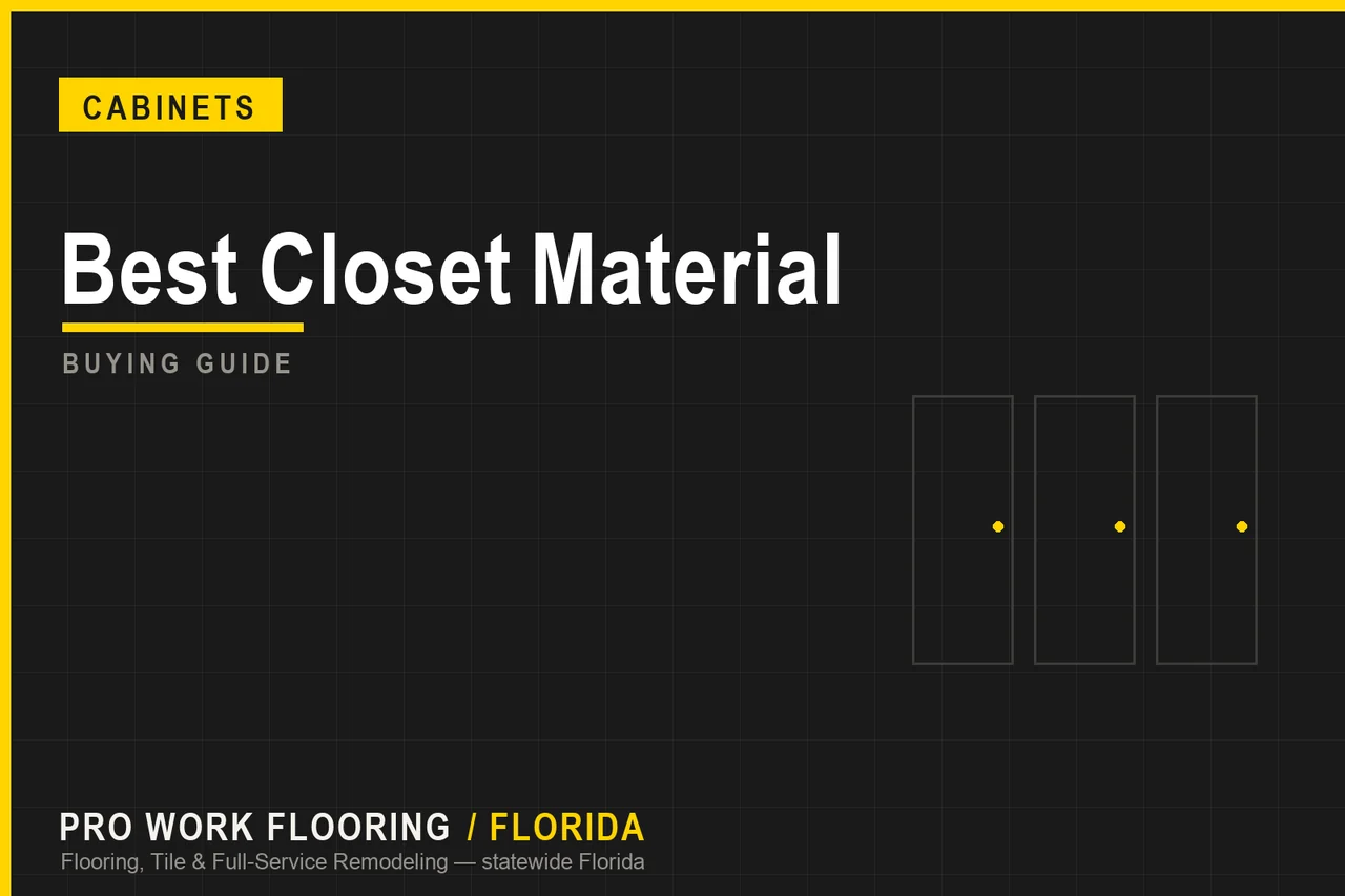 Best Closet System Material for Florida Humidity