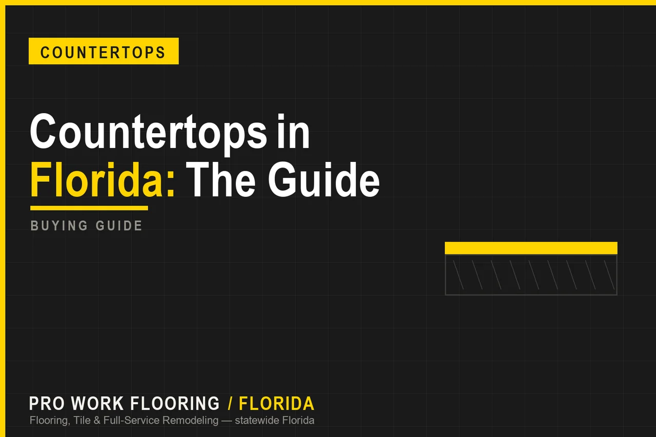 Countertops in Florida: The Guide