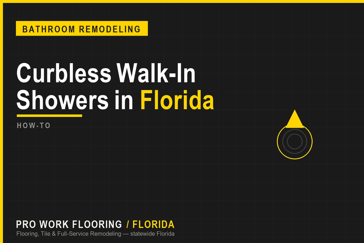 Curbless Walk-In Showers in Florida