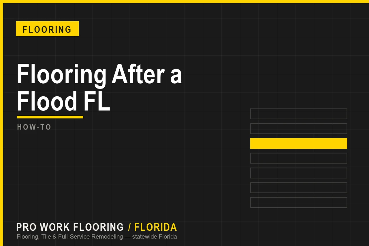 Flooring After a Flood in Florida