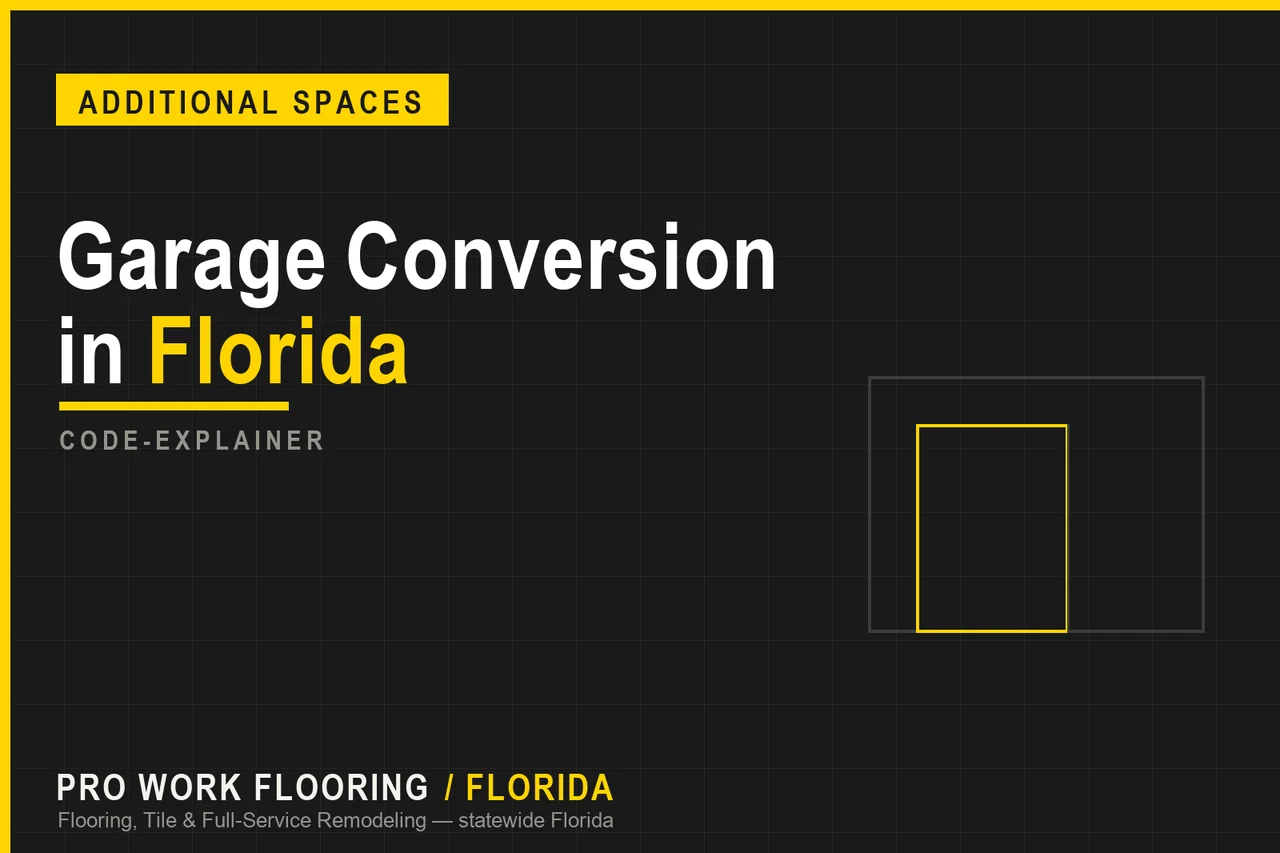 Garage Conversion in Florida: Permits, Code, and What Changes