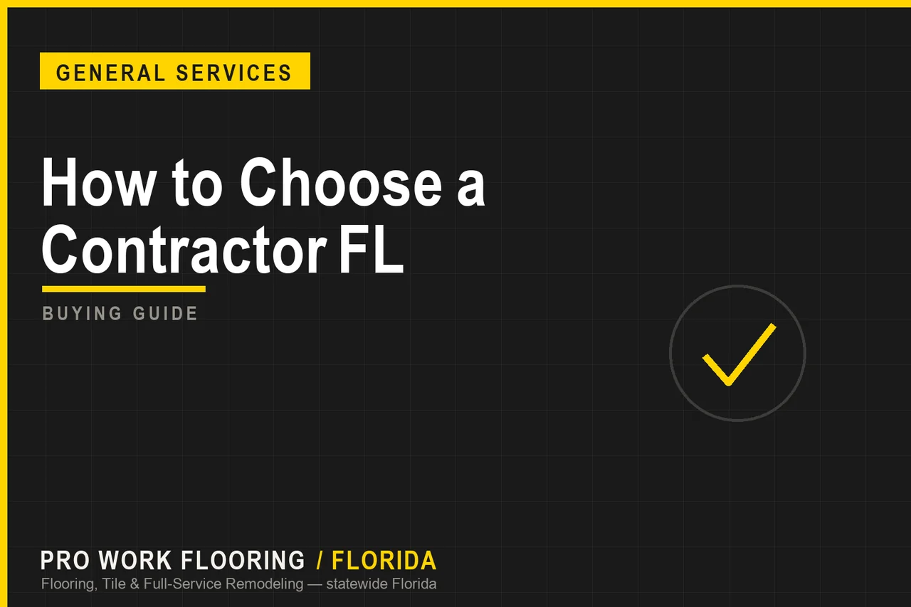 How to Choose a Contractor in Florida