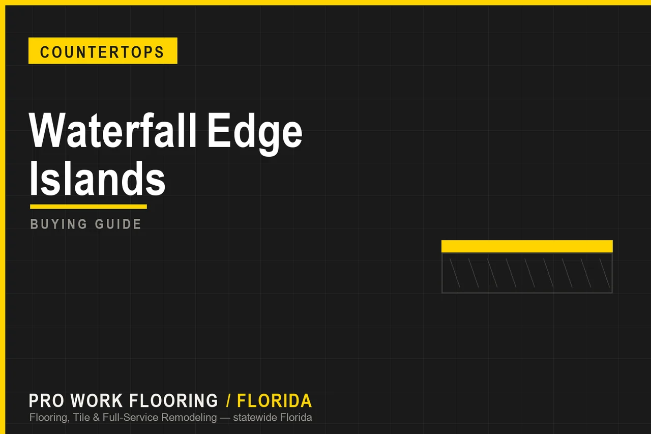 Waterfall Countertop Edge in Florida: Is It Worth It?